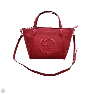 Handbag Luxury Designer By Gucci, Size: Medium