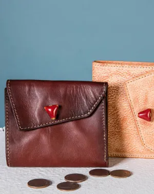 Handmade Genuine Leather Wallet billfold Leather Wallet Slim Bifold Wallet Bag For Women