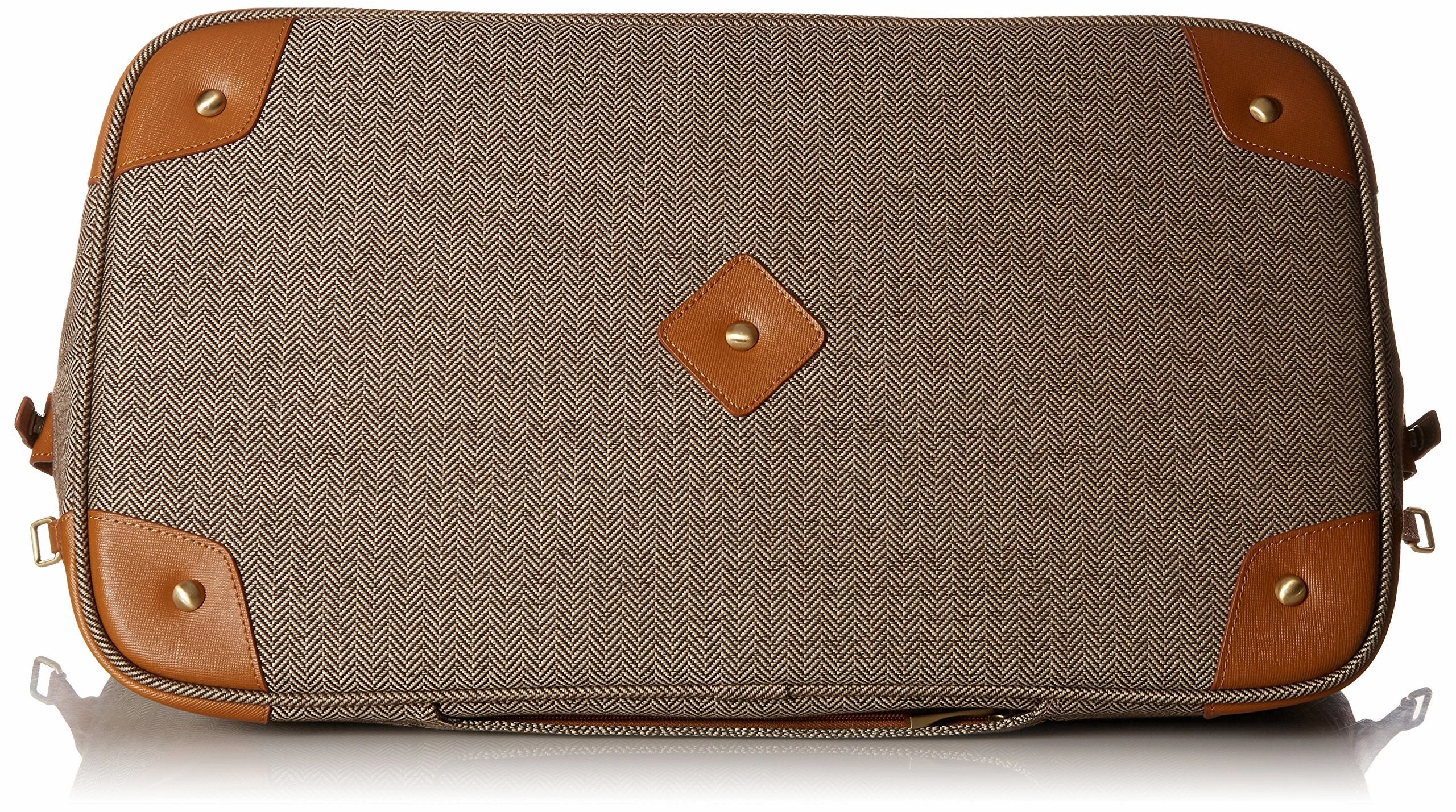 Hartmann Herringbone Luxe Softside Weekend Duffel, Terracotta