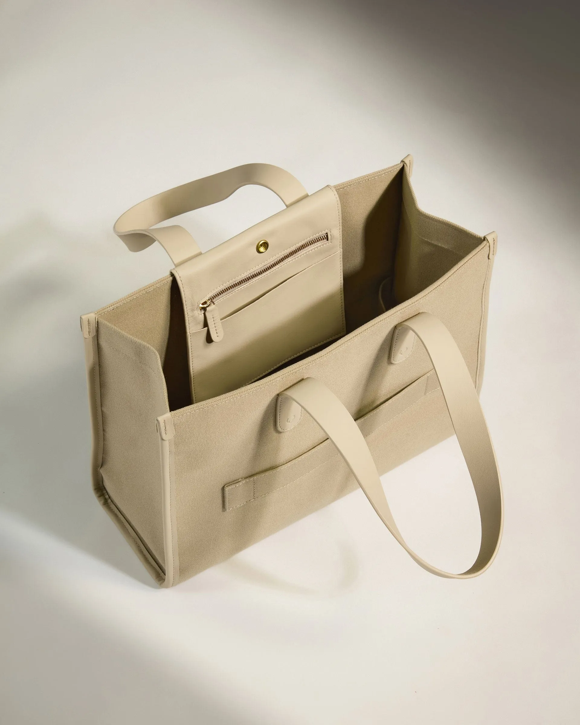 Heritage Tote Bag in Sandstone