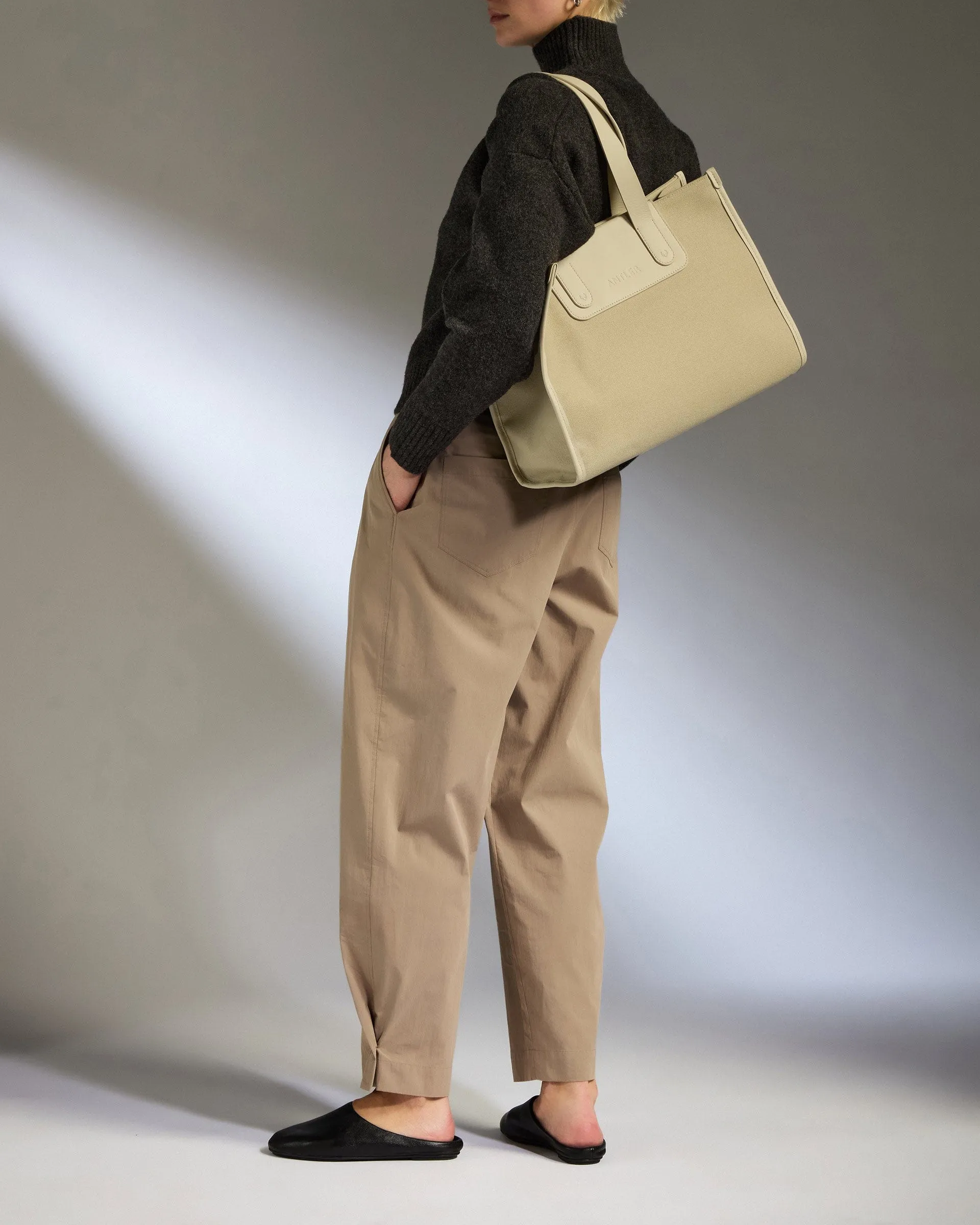 Heritage Tote Bag in Sandstone