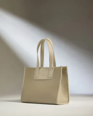 Heritage Tote Bag in Sandstone