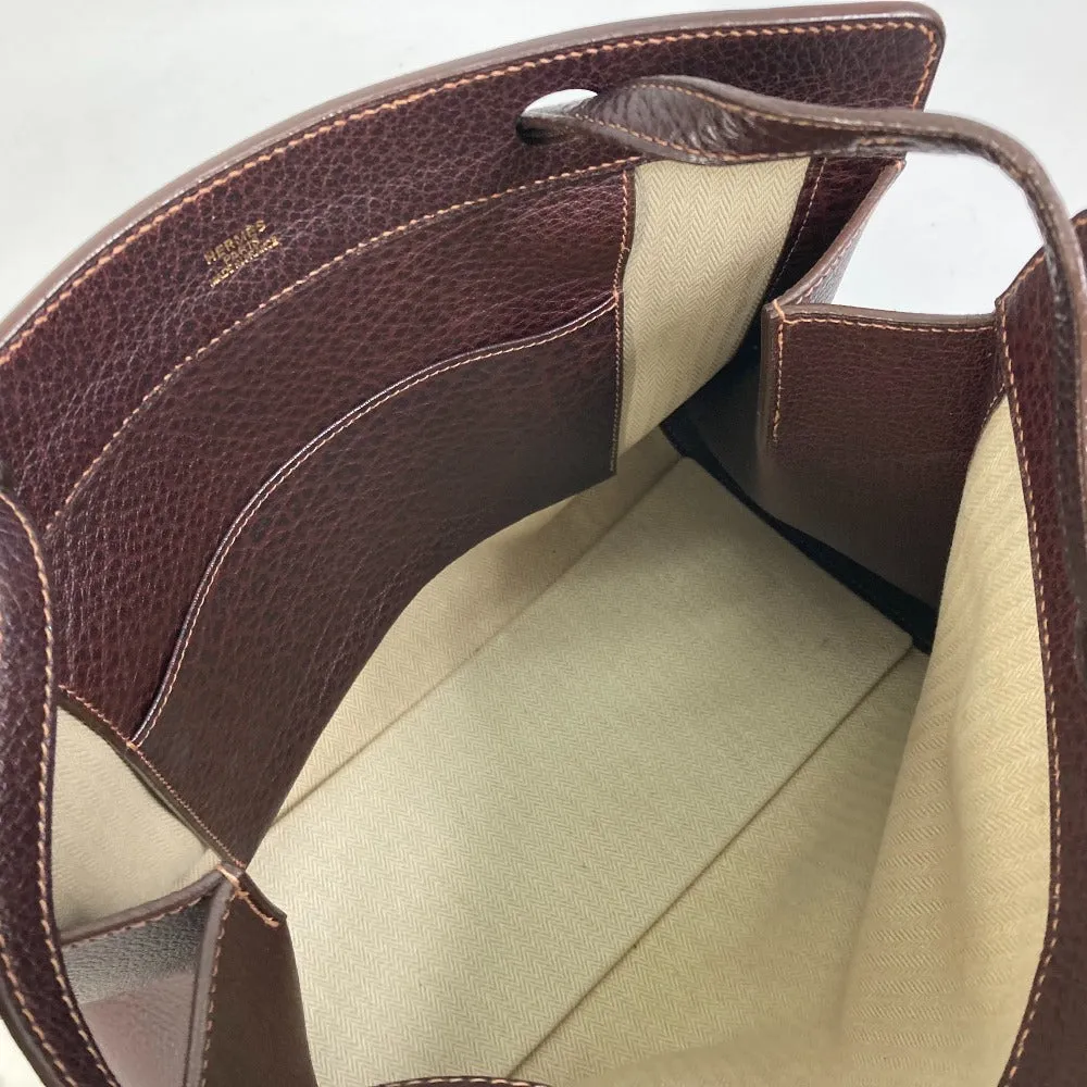 HERMES Shoulder Bag Amazonia Brown Tote Bag Shoulder bag Museau Women Used