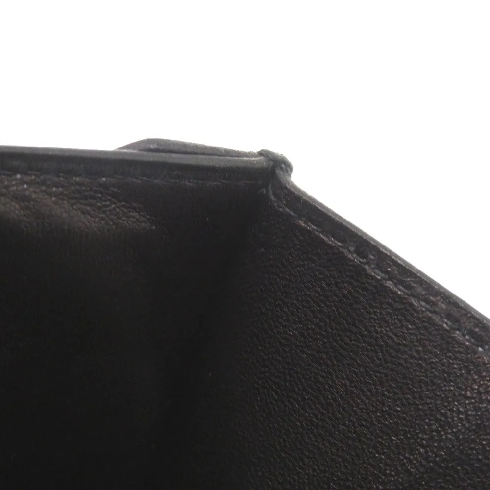HERMES Shoulder Bag Box scarf black Napoleon