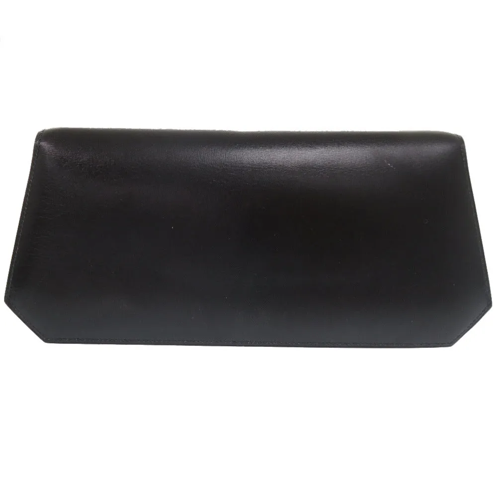 HERMES Shoulder Bag Box scarf black Napoleon