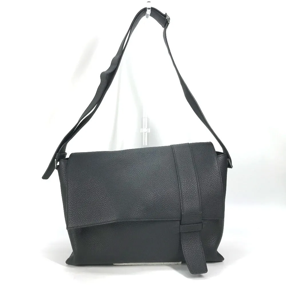 HERMES Shoulder Bag Taurillon Clemence black Crossbody bag Sac Alfred 35 mens Used