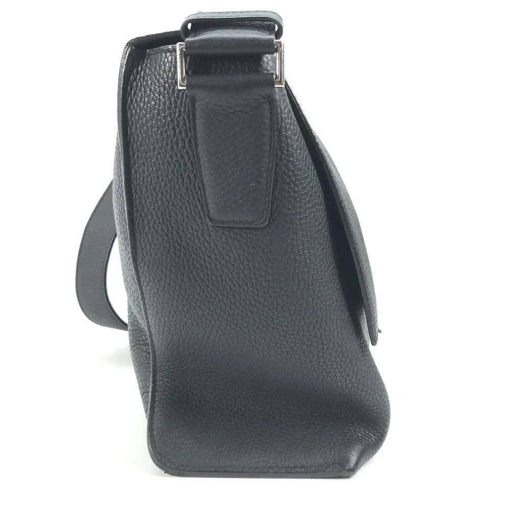 HERMES Shoulder Bag Taurillon Clemence black Crossbody bag Sac Alfred 35 mens Used