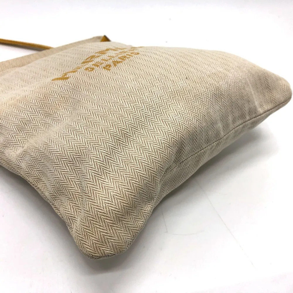 HERMES Shoulder Bag Towal chevron beige logo Aline PM Women Used