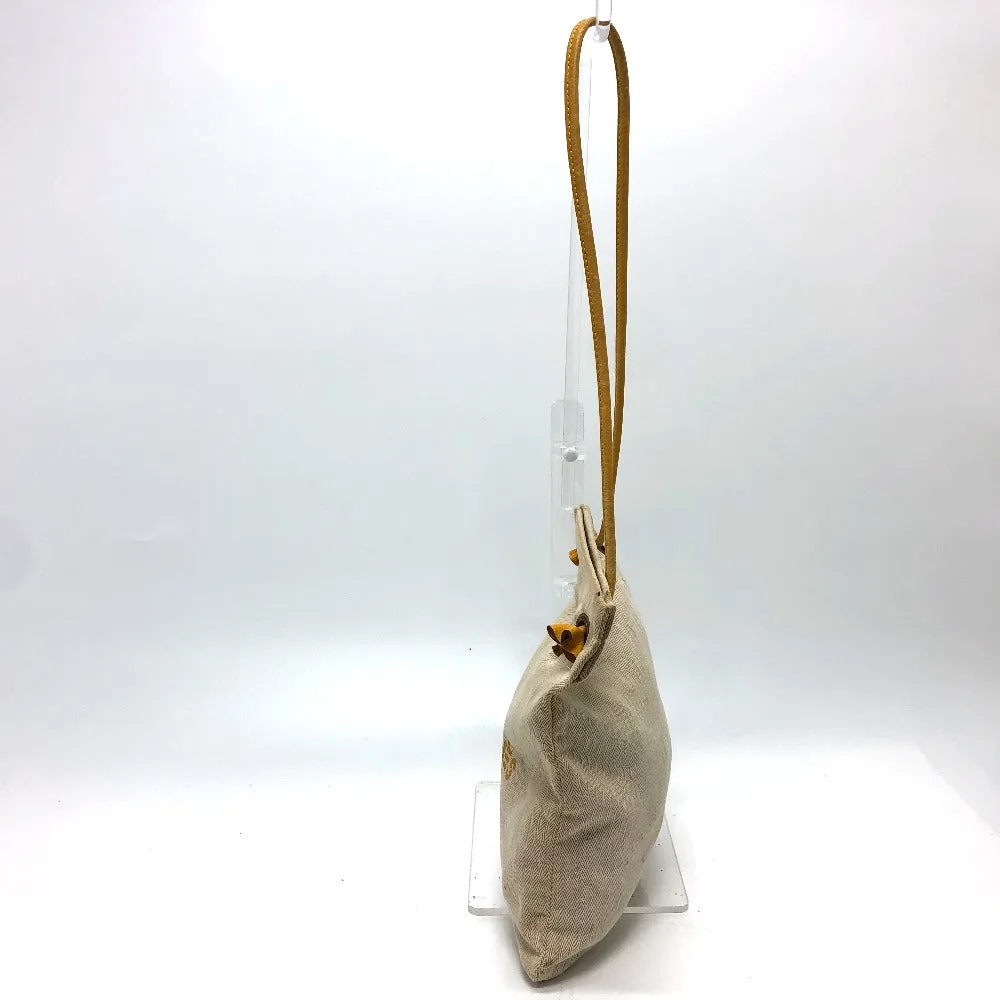 HERMES Shoulder Bag Towal chevron beige logo Aline PM Women Used