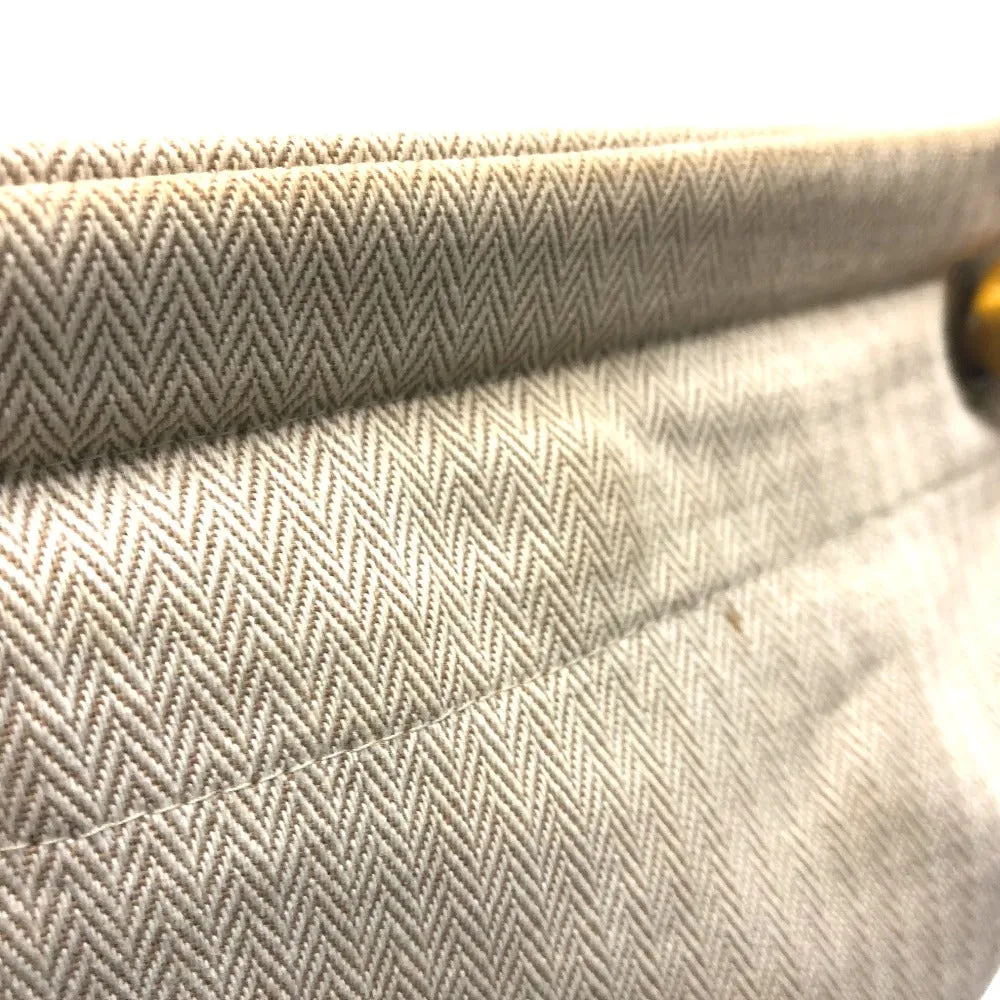 HERMES Shoulder Bag Towal chevron beige logo Aline PM Women Used
