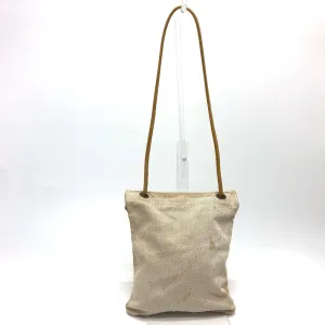 HERMES Shoulder Bag Towal chevron beige logo Aline PM Women Used