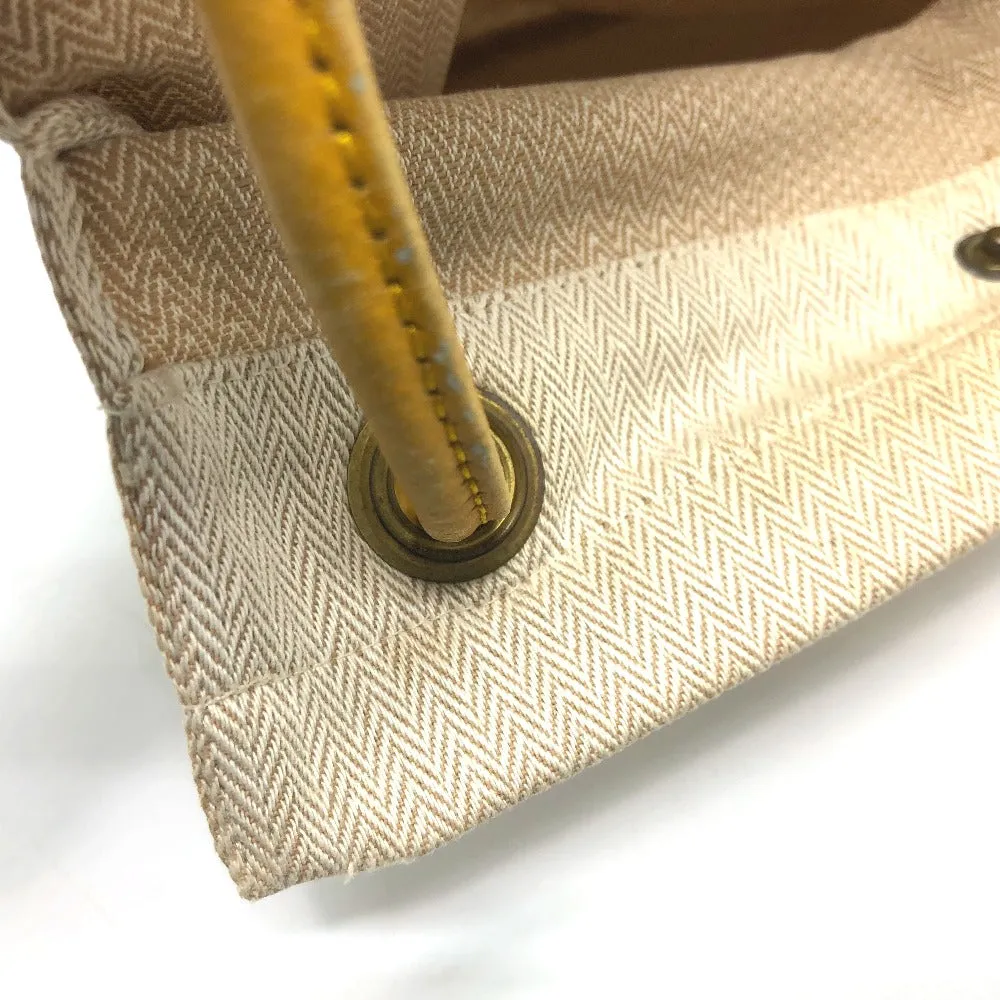 HERMES Shoulder Bag Towal chevron beige logo Aline PM Women Used