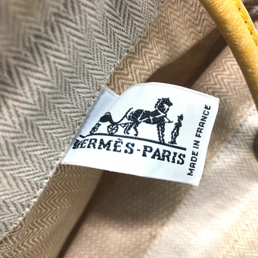 HERMES Shoulder Bag Towal chevron beige logo Aline PM Women Used