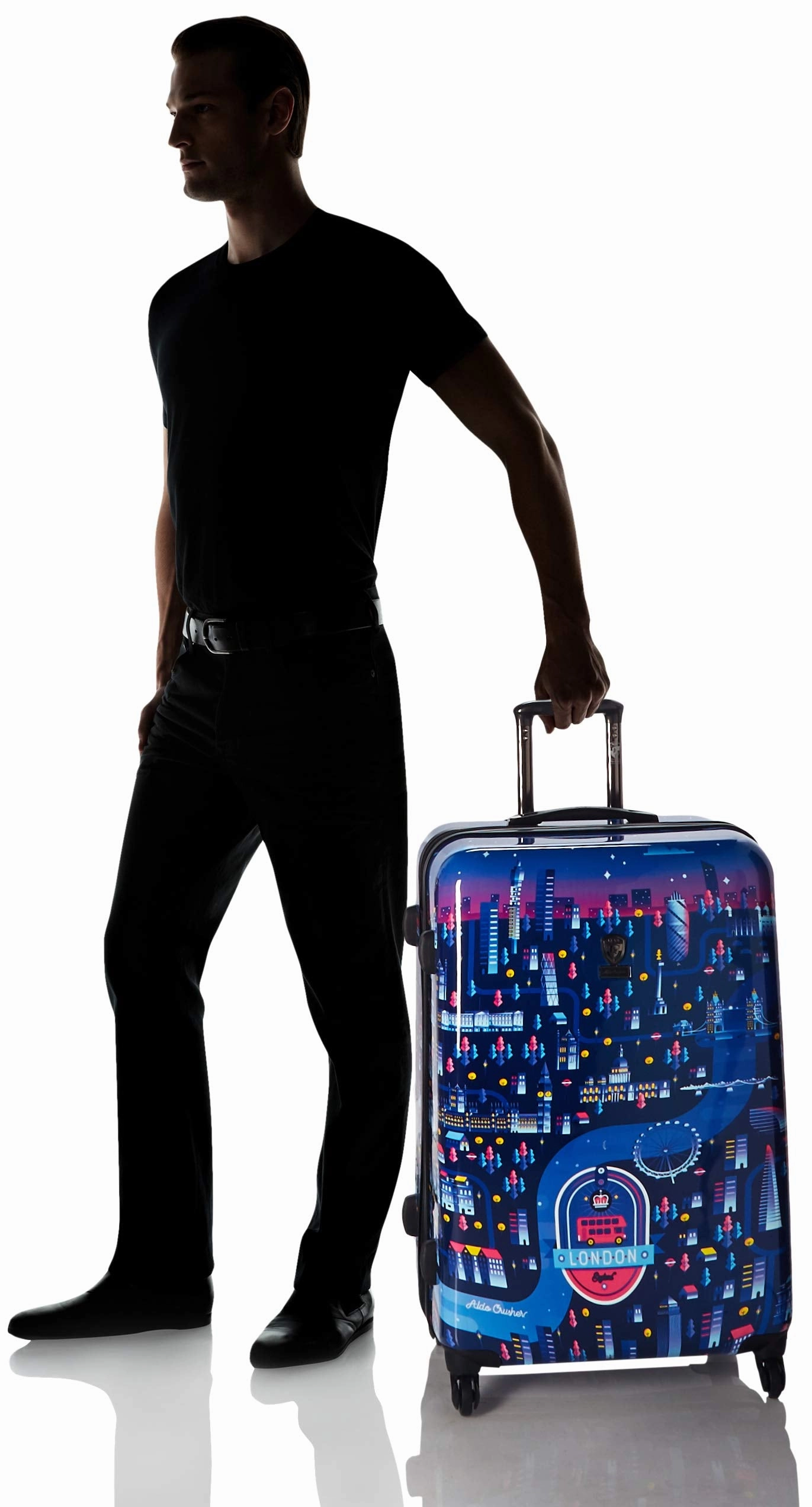 Heys America Aldo Crusher Twilight 30" 4-Wheel Large Luggage