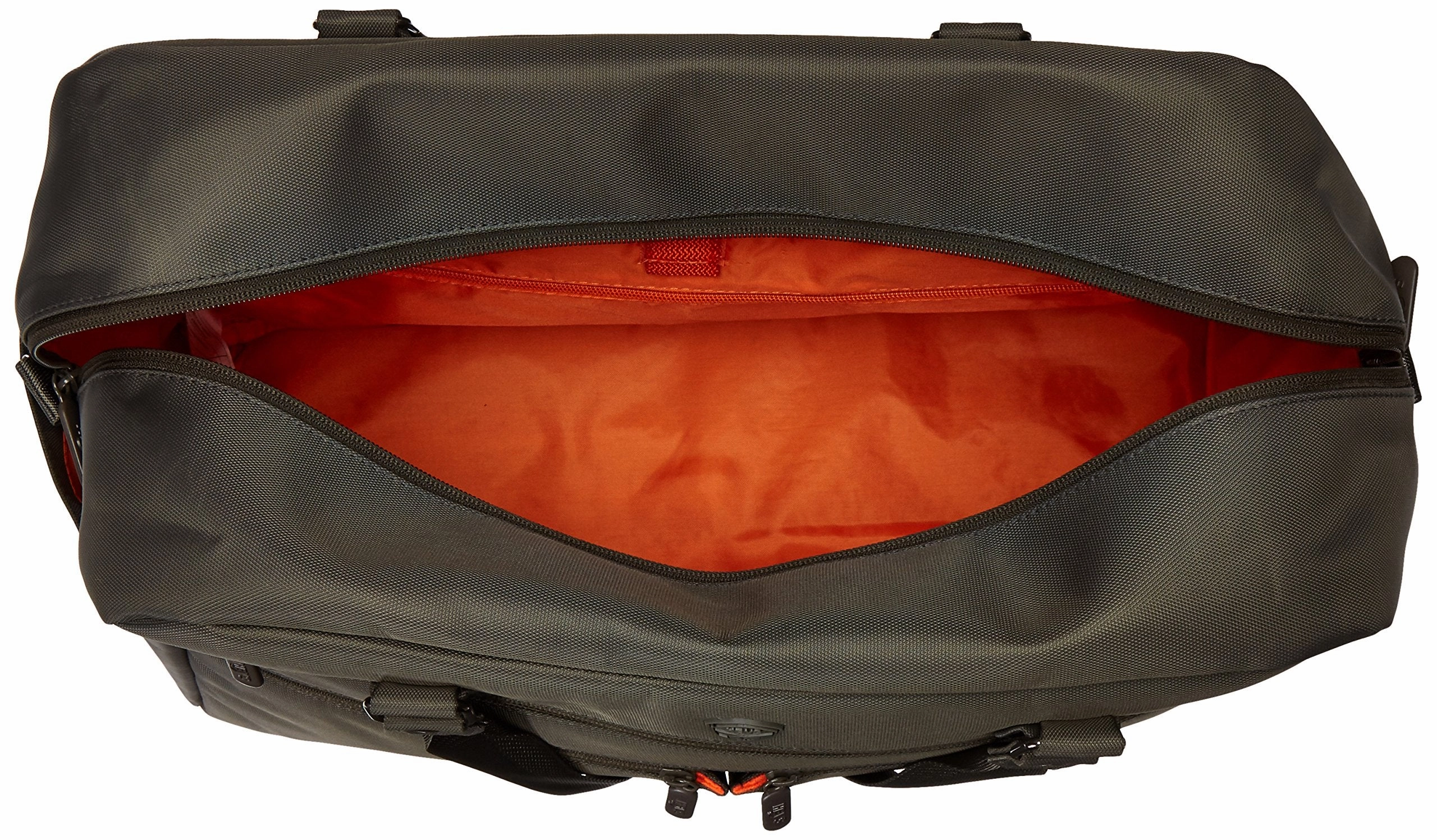 Heys America Unisex Hilite Multi-Zip Boarding Duffel with RFID Red Duffel Bag