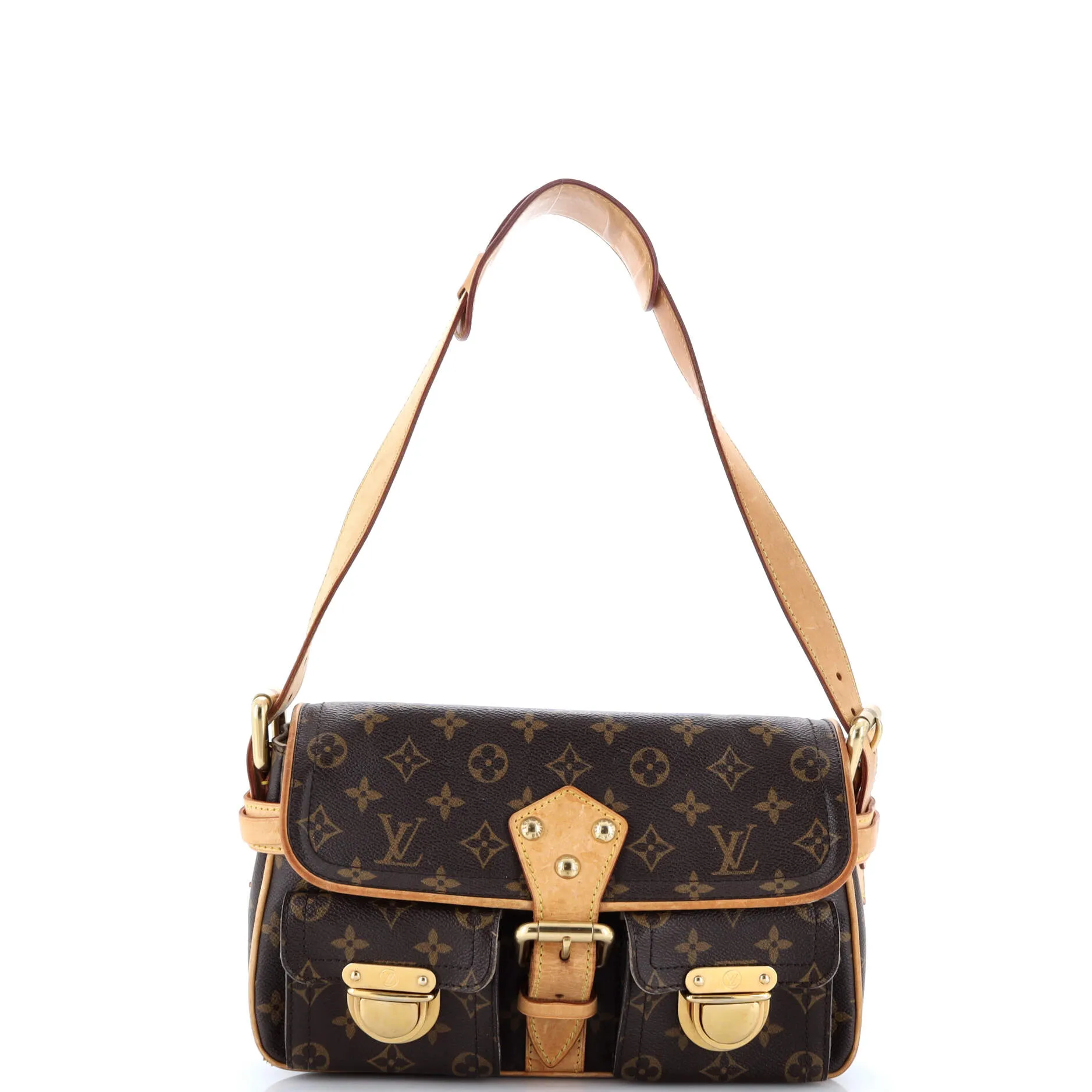 Hudson Handbag Monogram Canvas PM