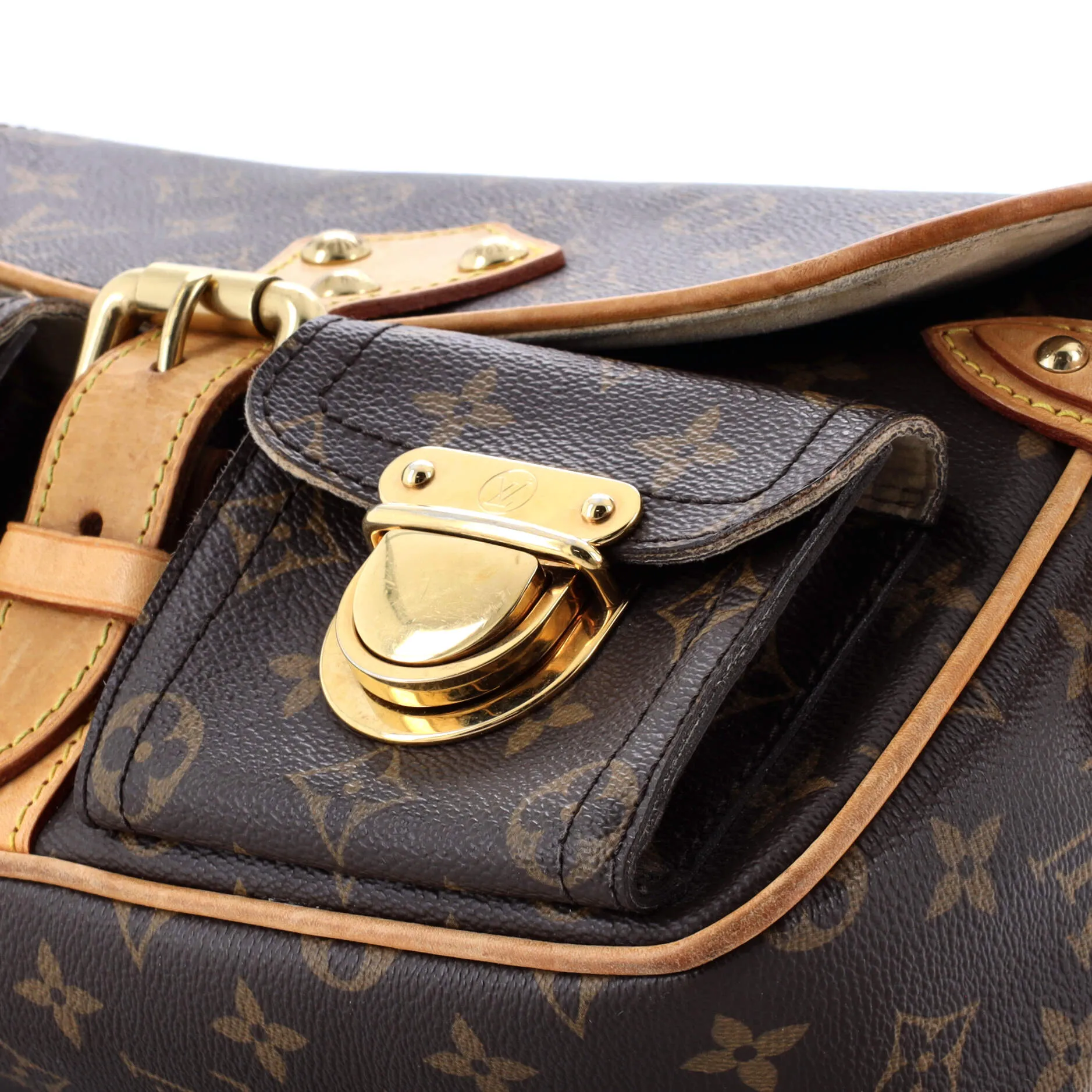 Hudson Handbag Monogram Canvas PM