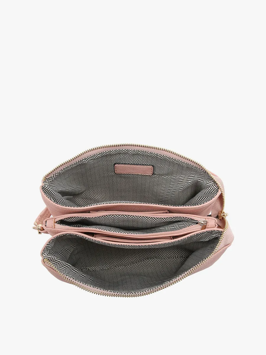 Izzy Vegan Woven Diag Crossbody