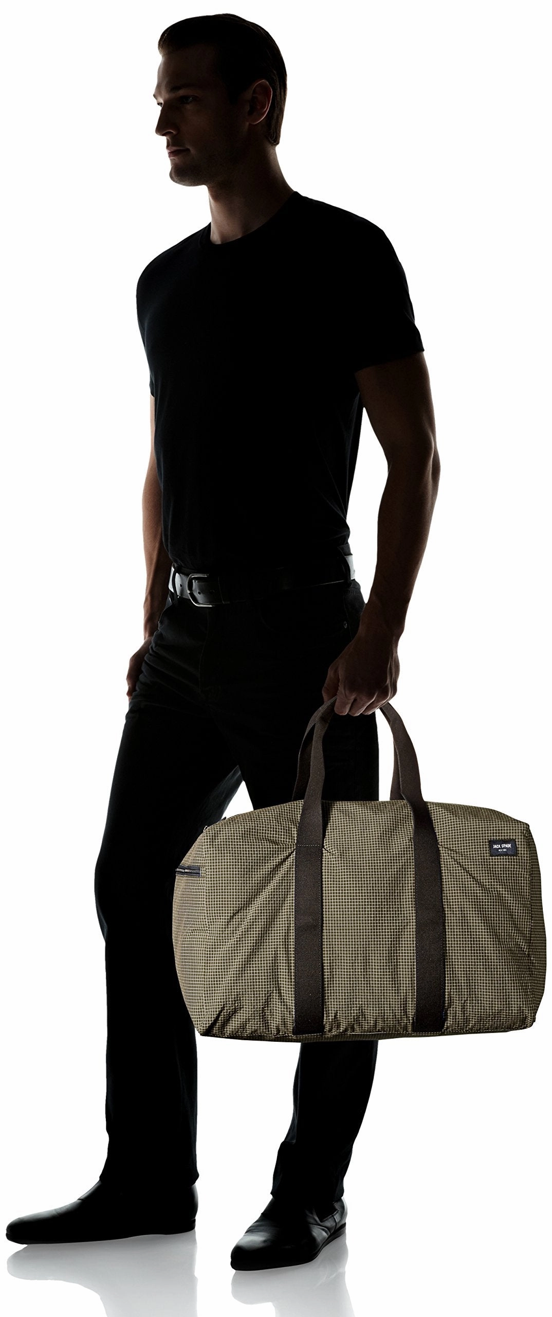 Jack Spade Men's Packable Graph Check Duffle Bag