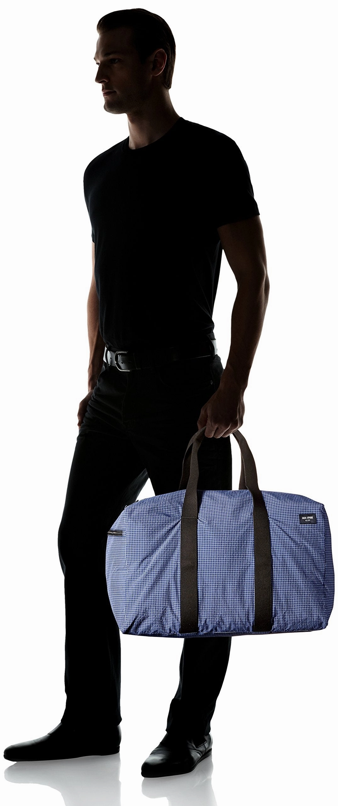 Jack Spade Men's Packable Graph Check Duffle Bag