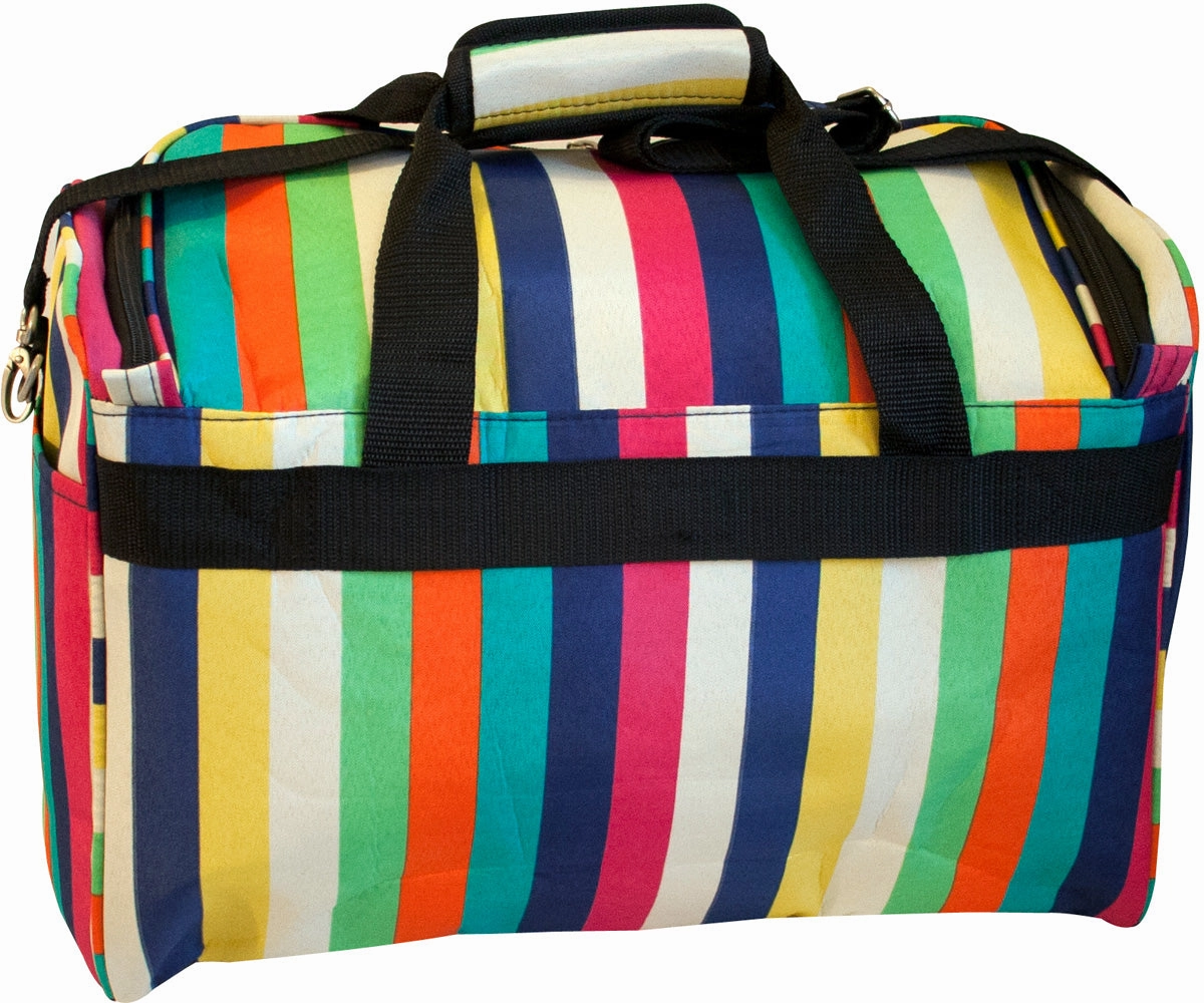 Jenni Chan Multi Stripes City Duffel