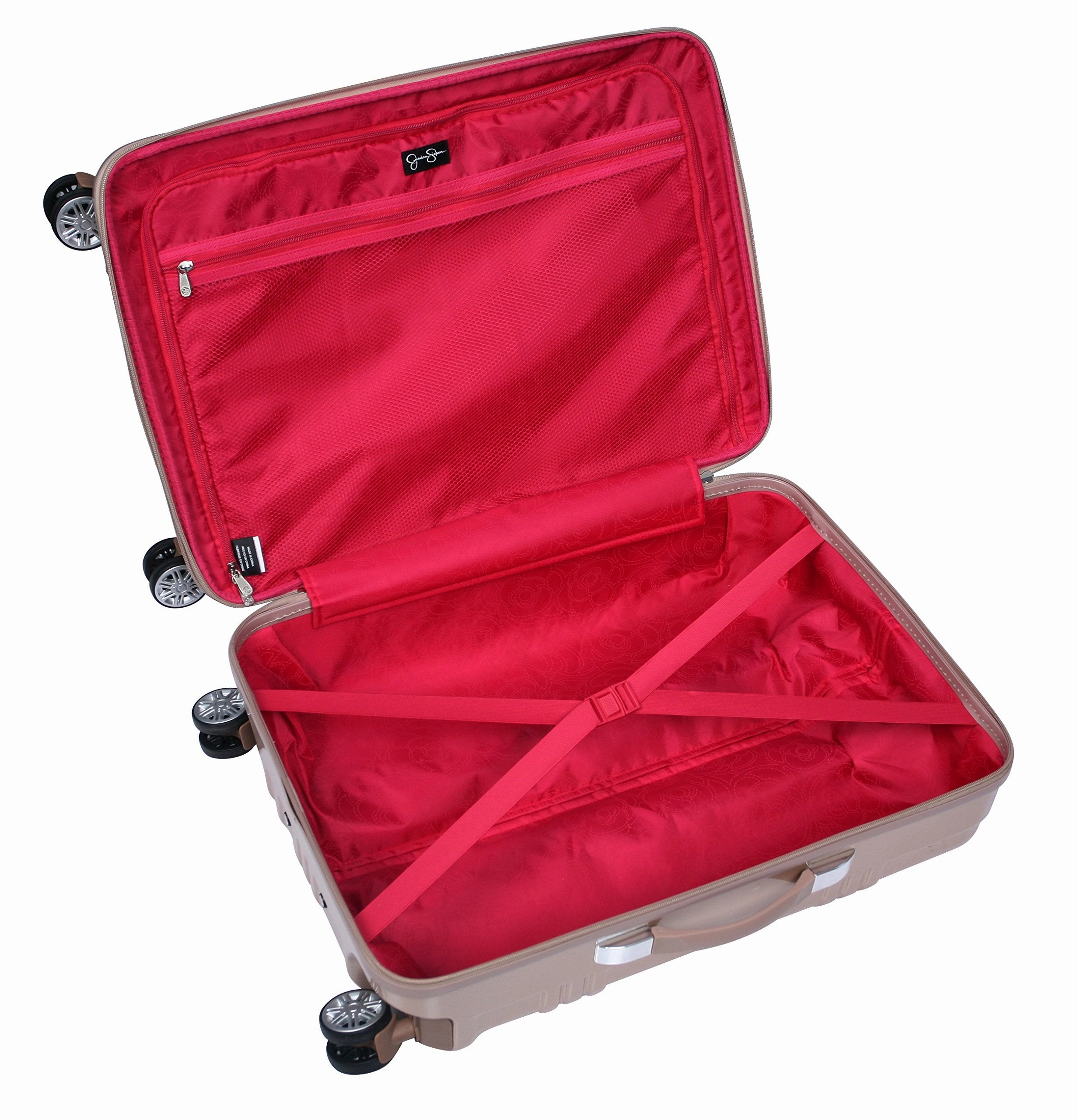 Jessica Simpson Jewel Plaid 24" -Wheel Carry-On Luggage