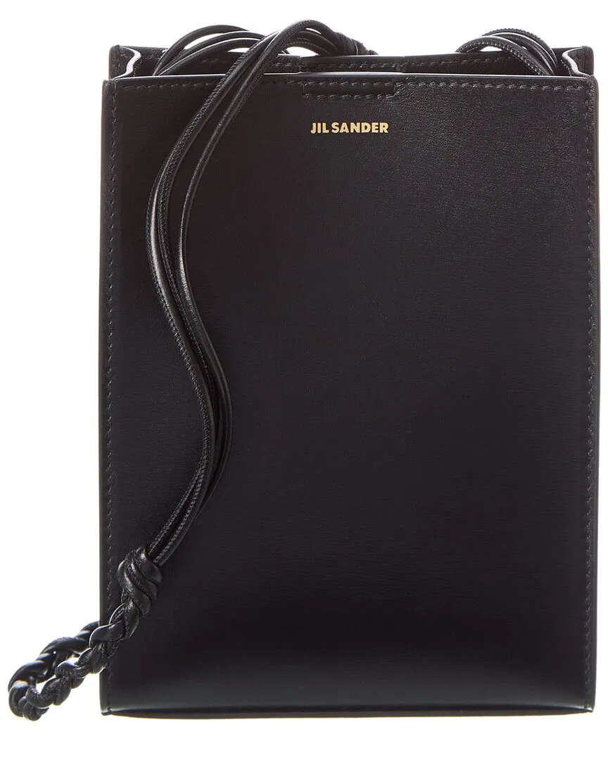 Jil Sander Tangle Small Leather Shoulder Bag