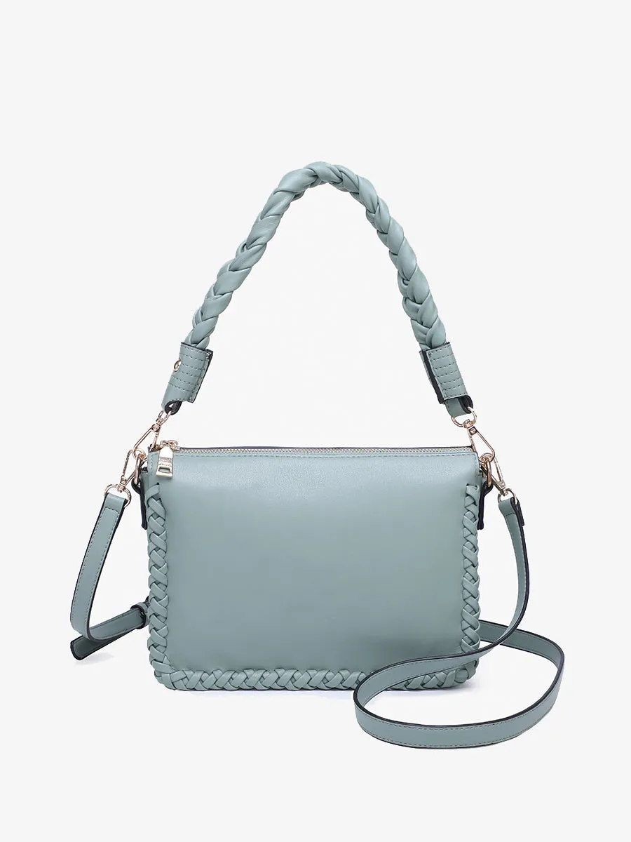 Judith Vegan Whipstitch Shoulder Bag
