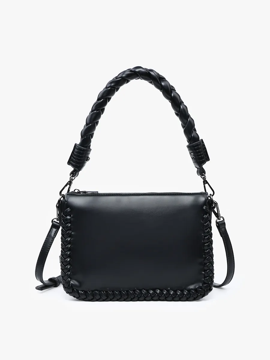 Judith Vegan Whipstitch Shoulder Bag