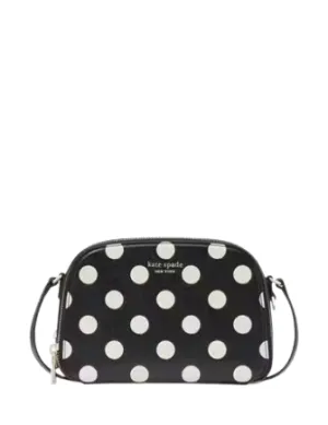 Kate Spade New York Devin Breezy Dot Double Zip Dome Crossbody