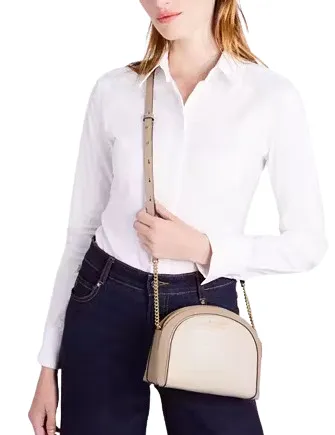 Kate Spade New York Morgan Colorblocked Double-zip Dome Crossbody