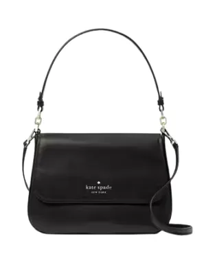 Kate Spade New York Staci Saffiano Leather Flap Shoulder Bag