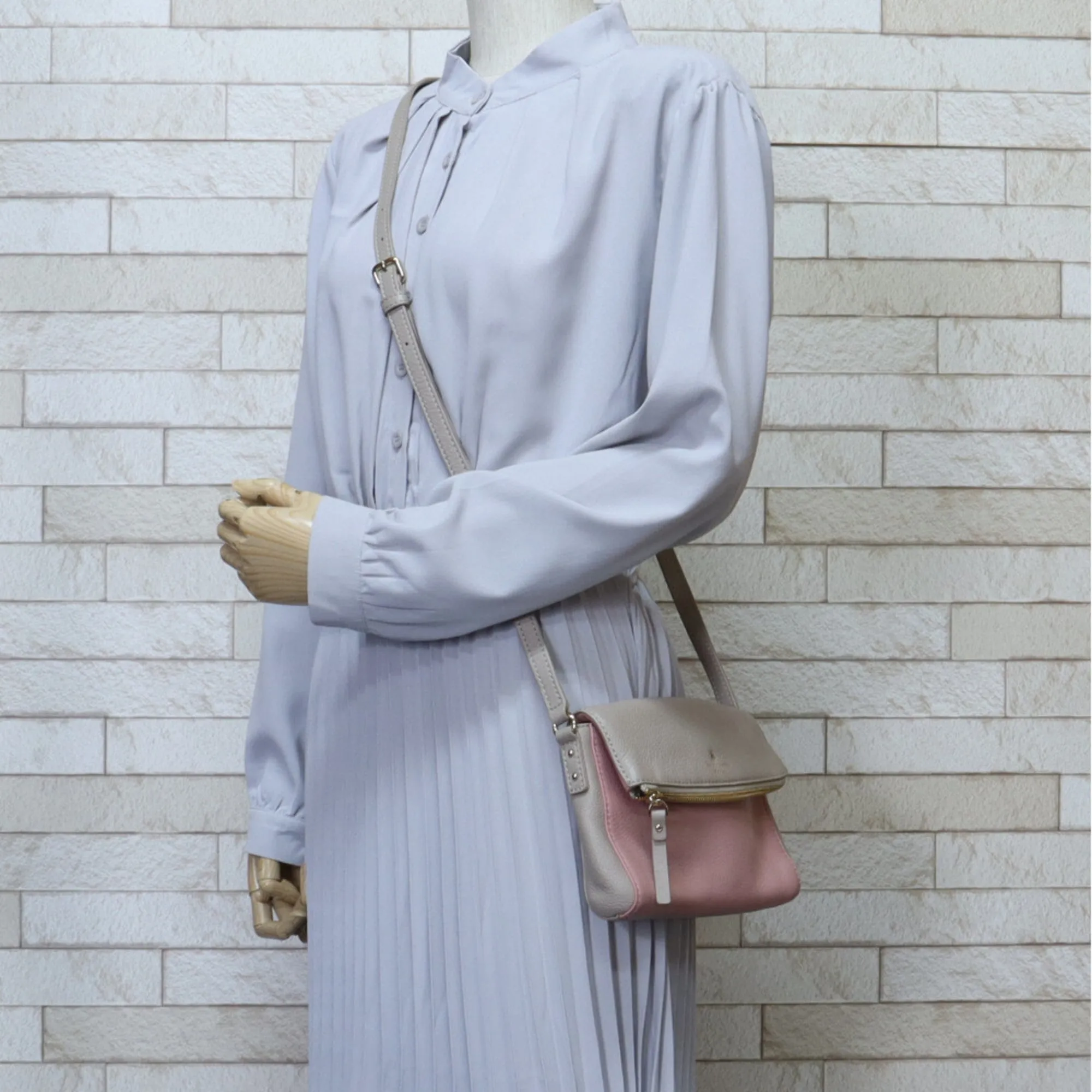 Kate Spade   pink Leather Shoulder Bag (Pre-Owned)