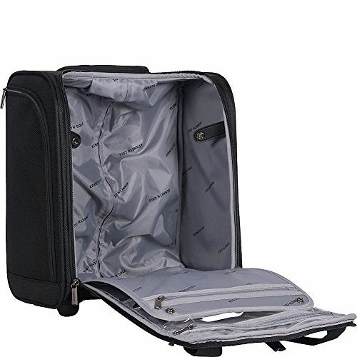 Kenneth Cole Reaction 1200D Polyester 2-Wheel Underseater / Carry On, Black