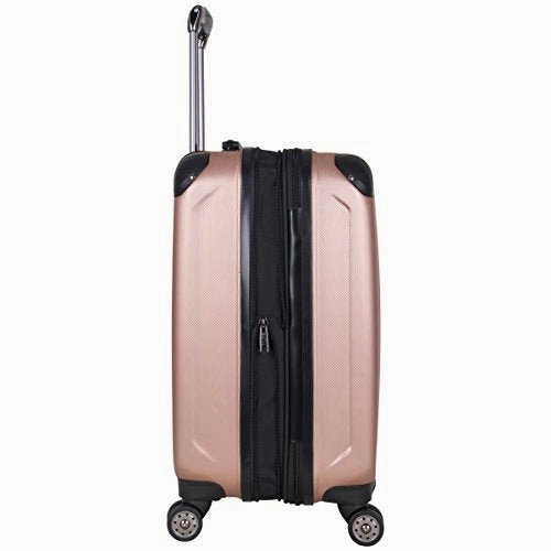 Kenneth Cole Reaction 20" Abs Expandable 8-Wheel Carry-On Luggage, Rose Gold