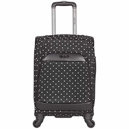 Kenneth Cole Reaction Dot Matrix 600d Polyester 2-Piece Luggage Set; Laptop Tote, 20" Carry-on,