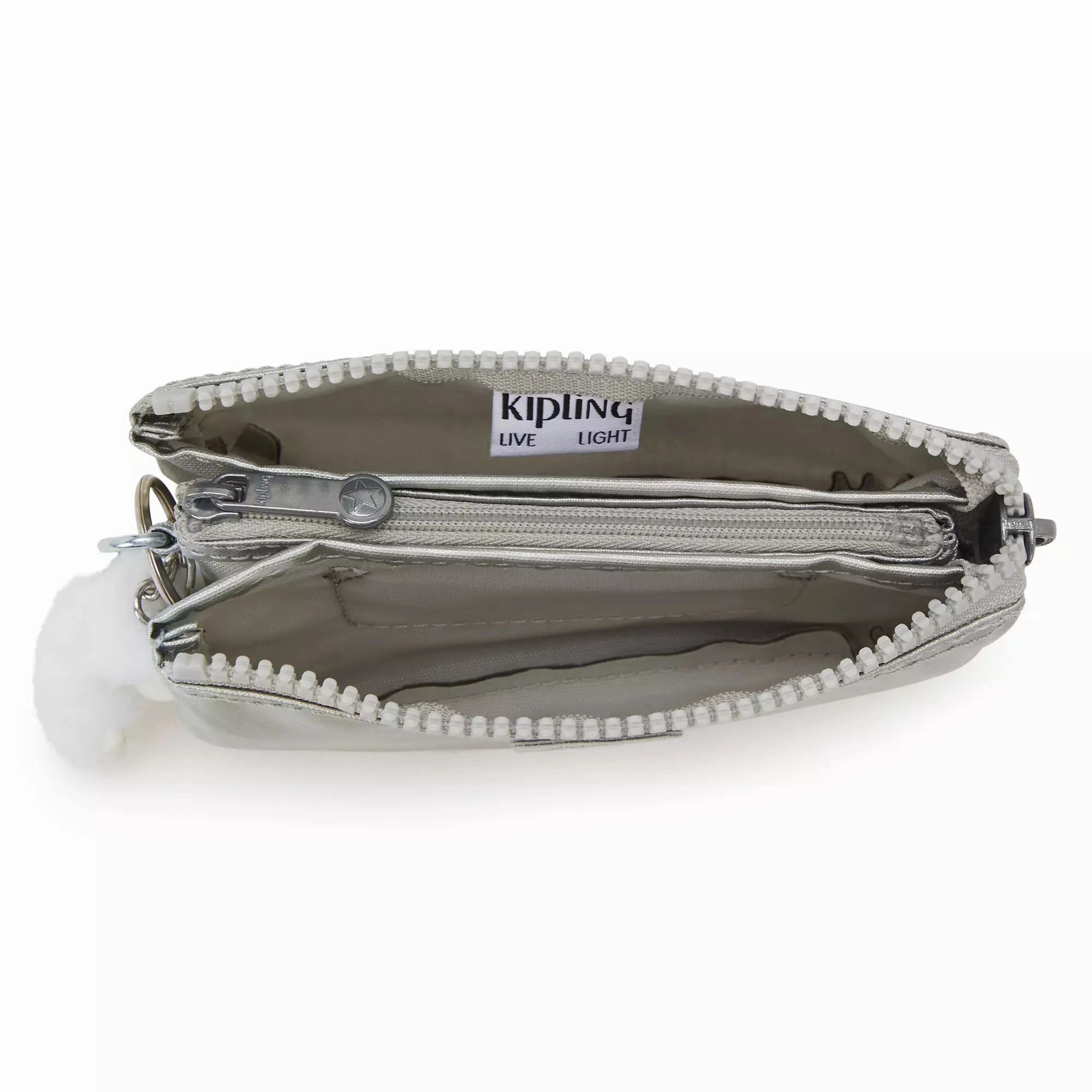 Kipling Creativity Small Metallic Pouch - New Bright Metallic