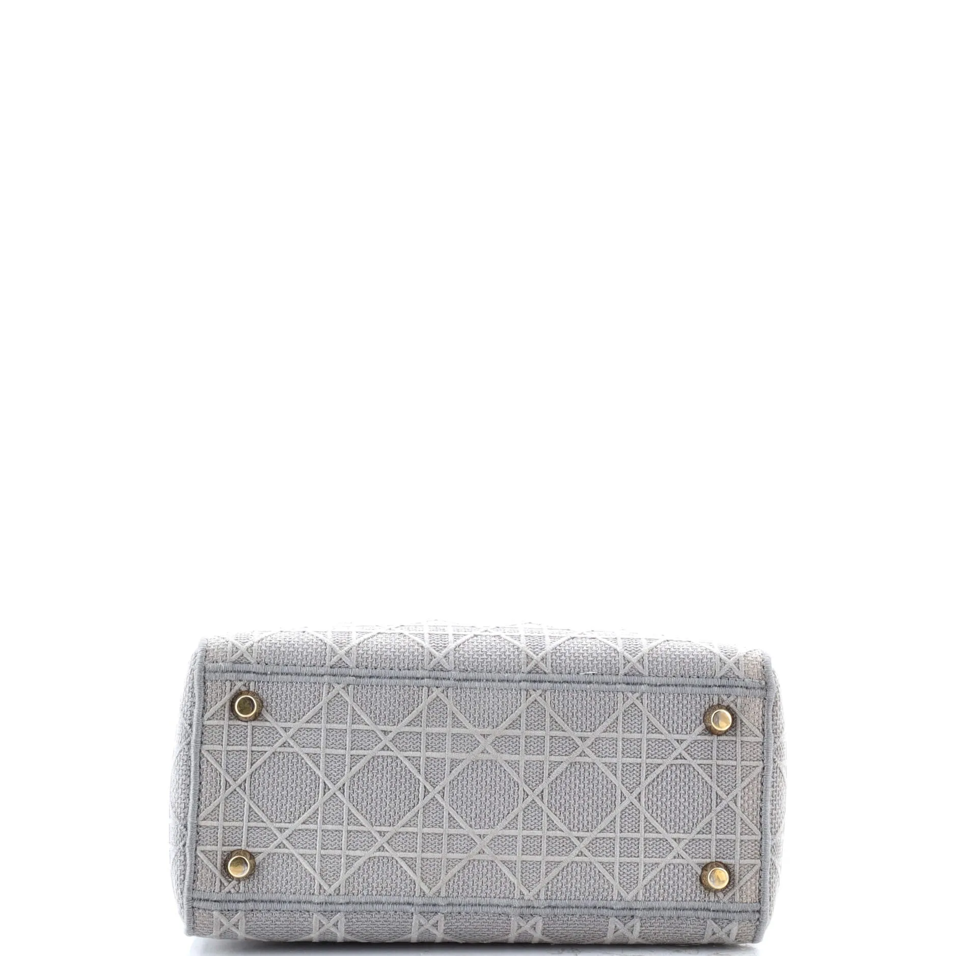 Lady D-Lite Bag Cannage Embroidered Canvas Medium