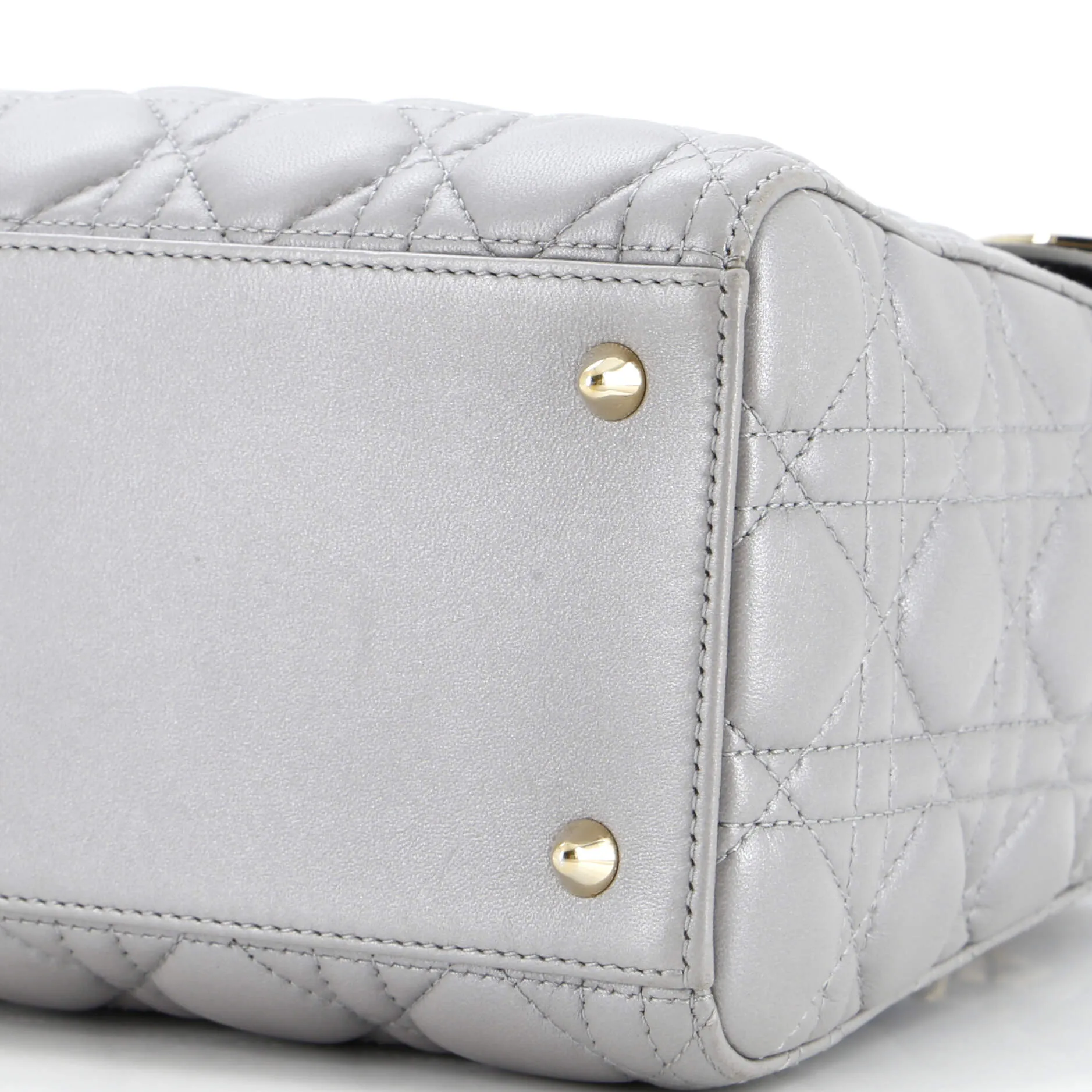 Lady Dior Bag Cannage Quilt Lambskin Medium