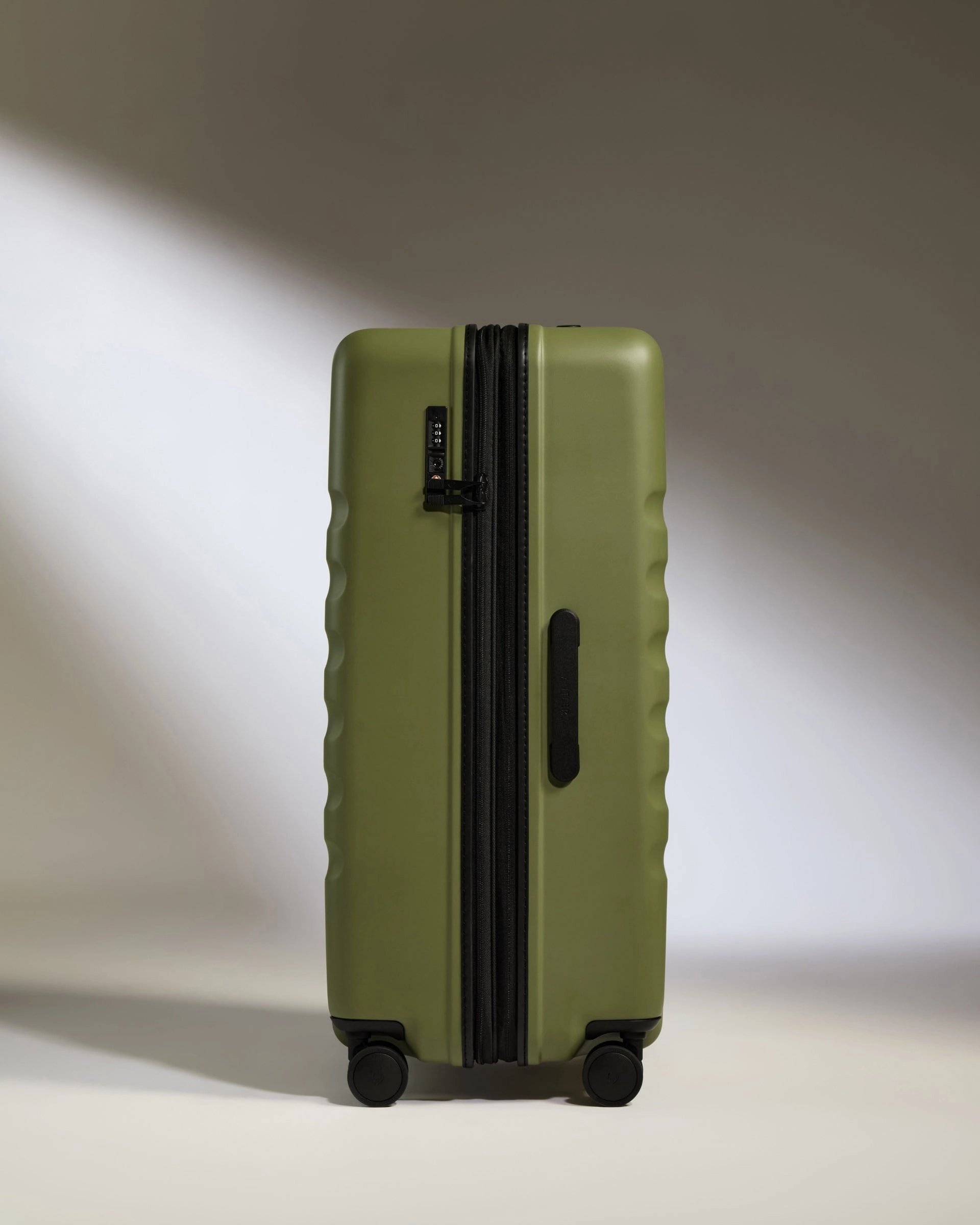 Large Luggage in Fern Green - Icon Stripe