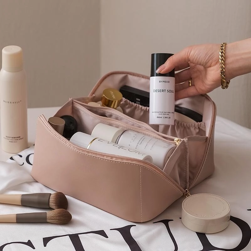 Large Travel Cosmetic Bag Women Makeup Organizer Female Toiletry