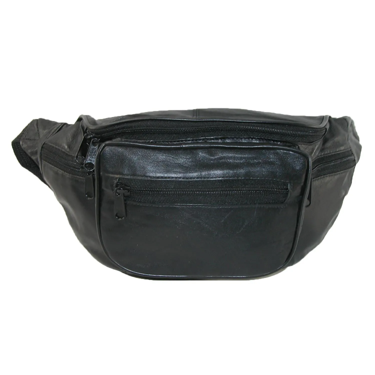 Leather Multi Pocket Fanny Waist Pack