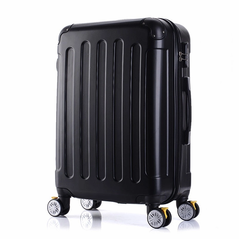Letrend Fashion Rolling Luggage Spinner 22 Inch Student Suitcase Wheels Trolley 20 Inch Carry On