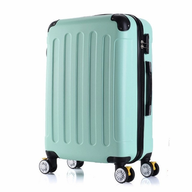 Letrend Fashion Rolling Luggage Spinner 22 Inch Student Suitcase Wheels Trolley 20 Inch Carry On