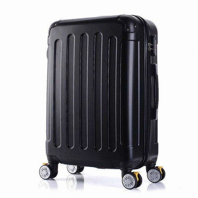 Letrend Fashion Rolling Luggage Spinner 22 Inch Student Suitcase Wheels Trolley 20 Inch Carry On
