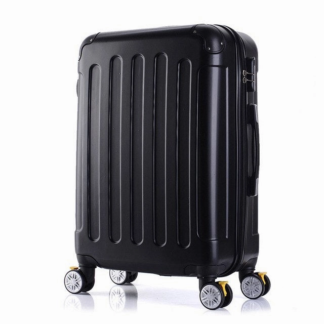 Letrend Fashion Rolling Luggage Spinner 22 Inch Student Suitcase Wheels Trolley 20 Inch Carry On