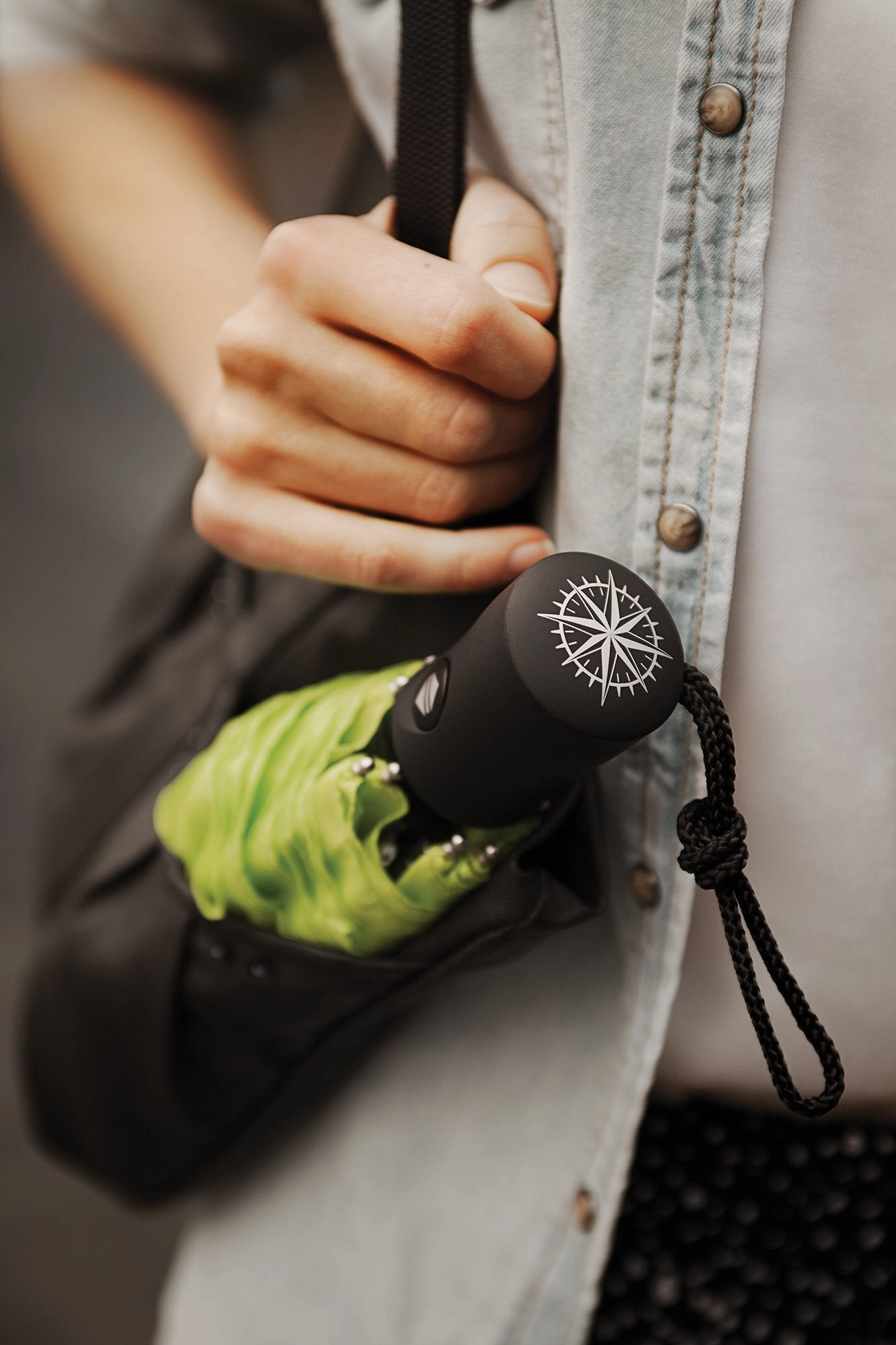 Lewis N. Clark Compact & Lightweight Travel Umbrella Opens & Closes Automatically