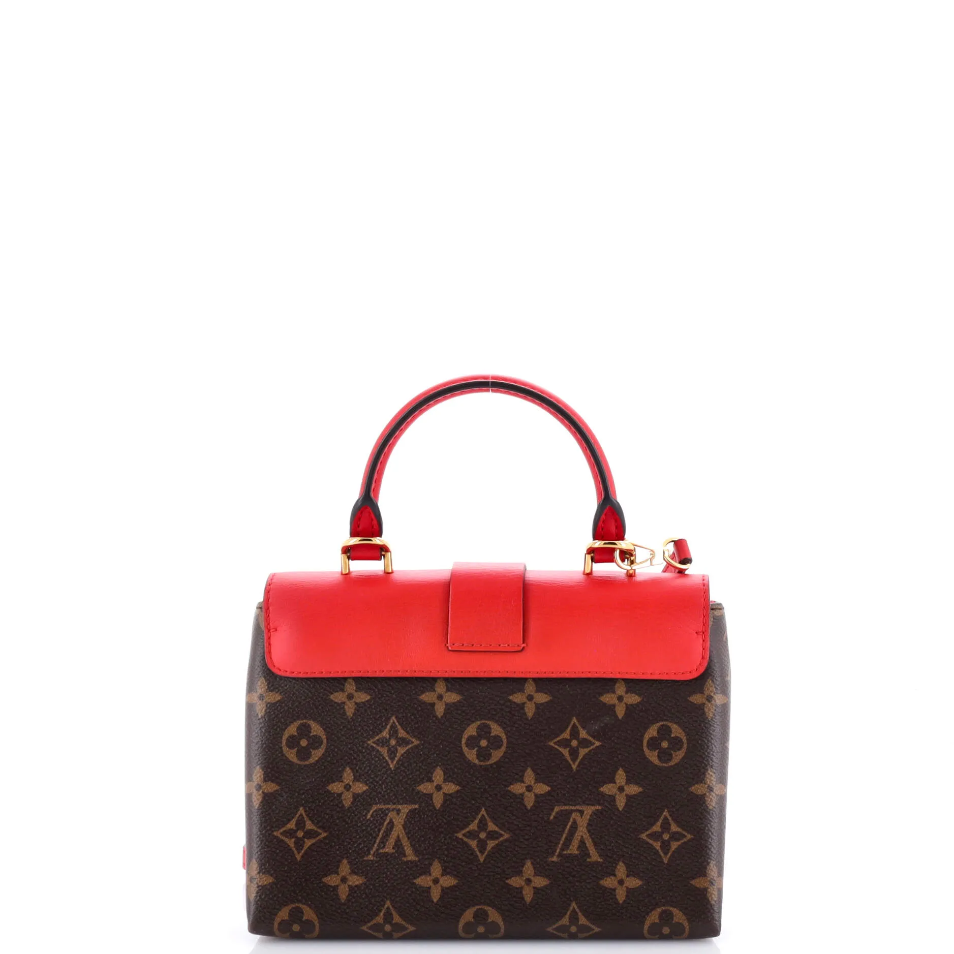 Locky Handbag Monogram Canvas with Leather BB