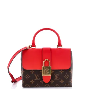 Locky Handbag Monogram Canvas with Leather BB