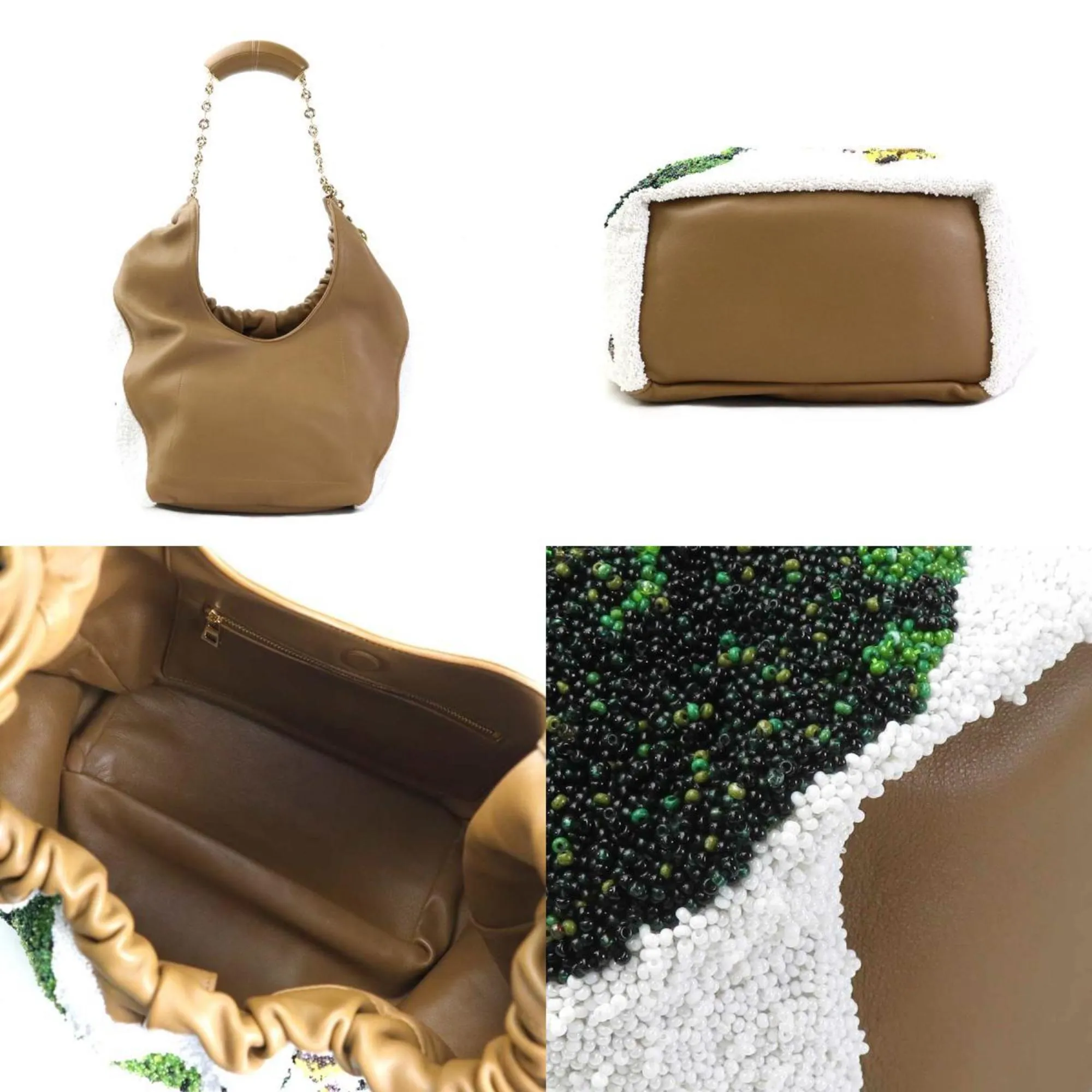 Loewe  Beads Leather Shoulder Bag (Pre-Owned)
